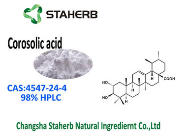 中国 トリテルペノイドの混合のバナバの葉のエキスCAS 4547-24-4 コロソリックの酸98%の高性能液体クロマトグラフィー サプライヤー