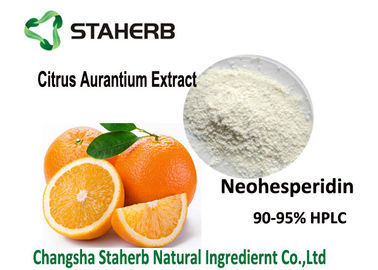 中国 風味がよいNeohesperidin 90-98%の高性能液体クロマトグラフィーの柑橘類のAurantiumの粉の自然な甘味料 サプライヤー