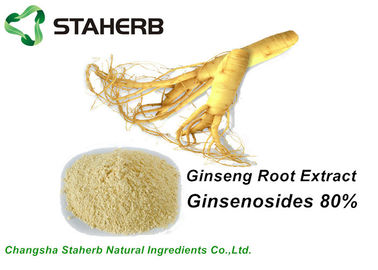 中国 原料の朝鮮人参の根のエキスのGinsenosides自然な化粧品の80%の高性能液体クロマトグラフィー サプライヤー