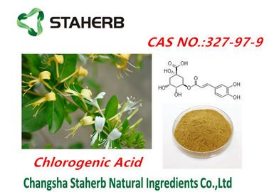 中国 Honeysuchleによってはchlorogenic酸の粉Cas no.327-97-9の茶色が開花します サプライヤー
